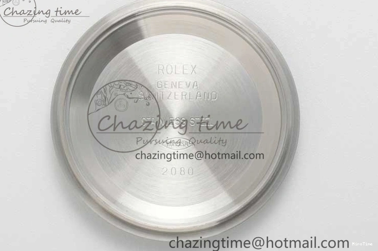 MiroTime 0508 Seasonal DateJust 36mm SS RG DIWF 1:1 Best Edition 904L Steel White Stick Dial on Jubilee Oyster SA 2306